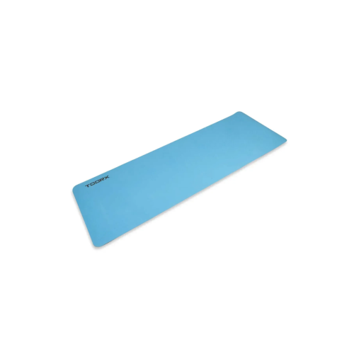 Коврик для фитнеса  Toorx Yoga Professional TPE 183 х 60 х 0,6 см Azzurro/Antracite (MAT-183) - фото №6